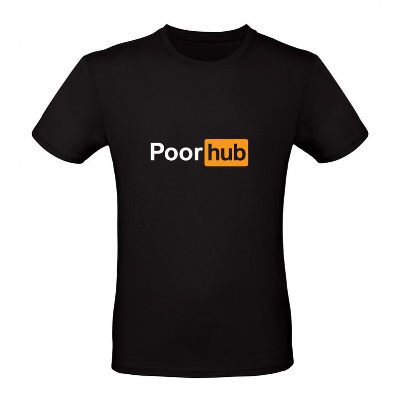 Poor hub als T-Shirt