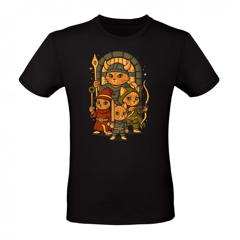 Dungeons and Cats als T-Shirt