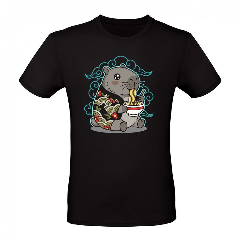Ramen Capybara Kawaii Japanese als T-Shirt