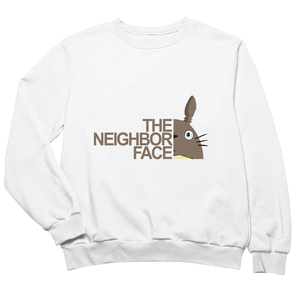 The neighbor's face