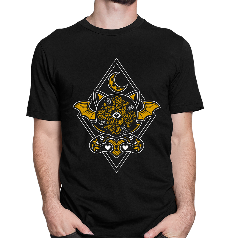 Night Lover Cat als T-Shirt