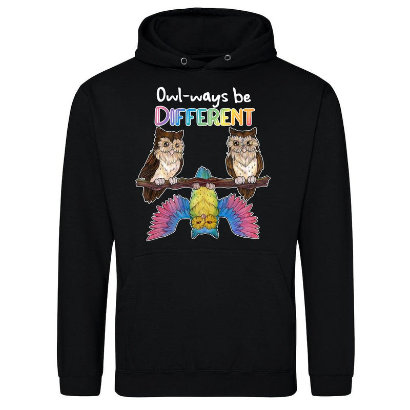 Always be different - Cute rainbow owl