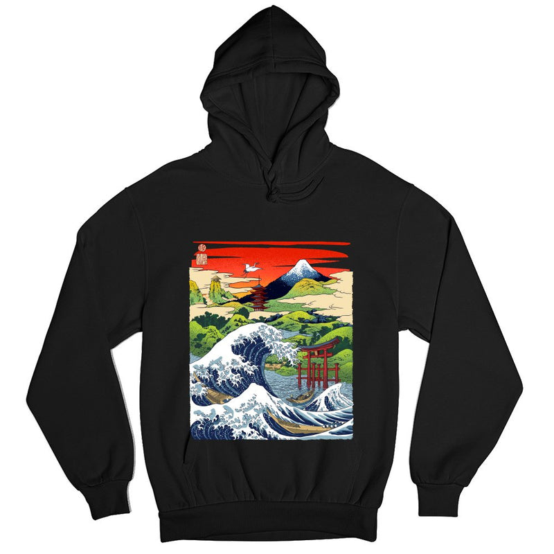 The great wave comes to Japan als T-Shirt