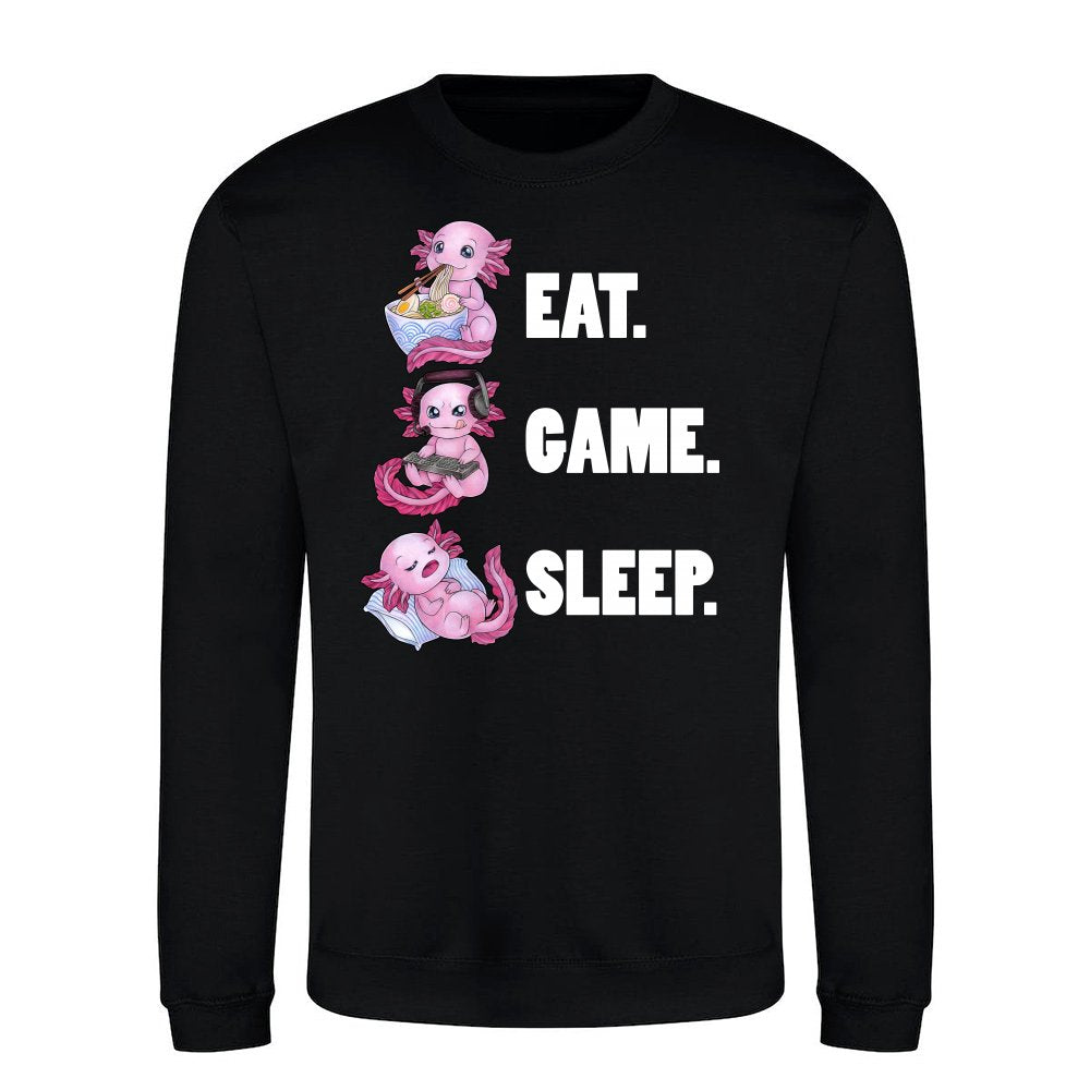 Eat Game Sleep - Cute Axolotl great gift idea