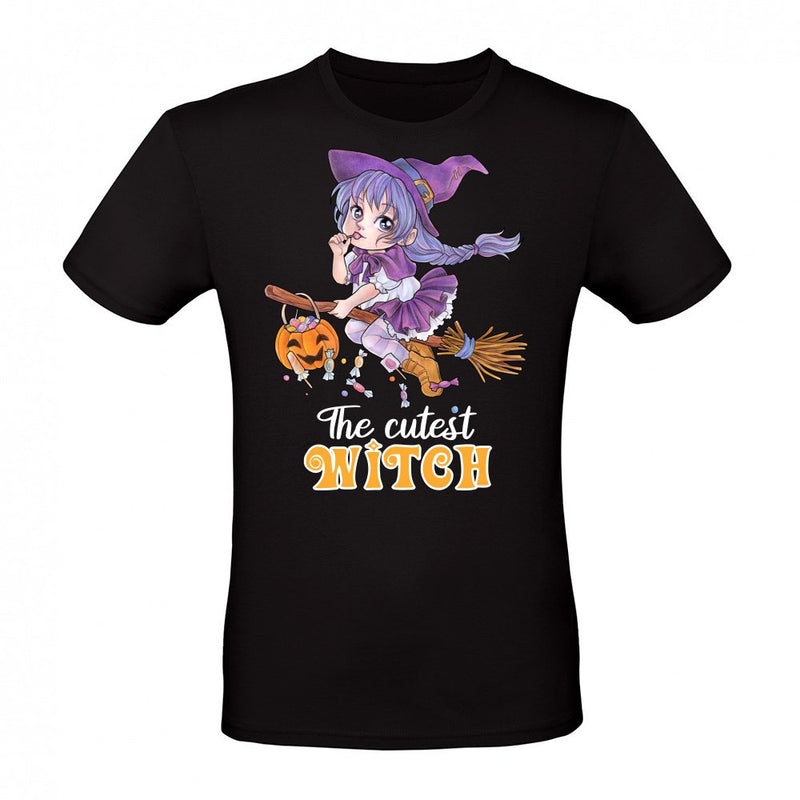 The cutest Witch - Sweet witch on broomstick with candy