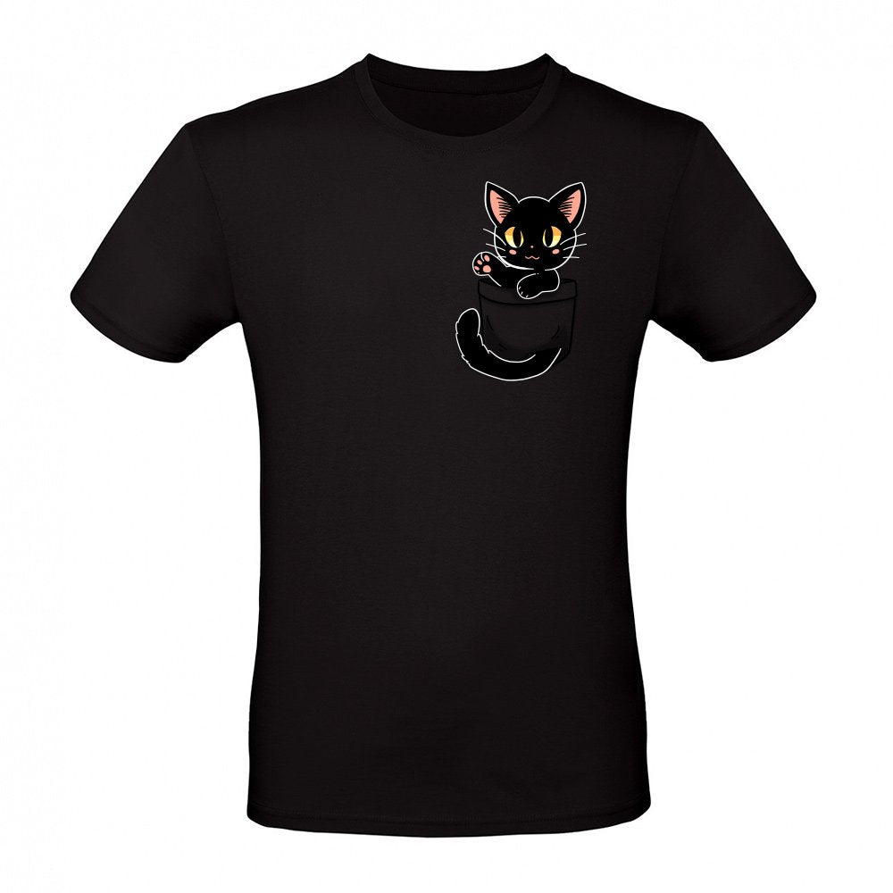 Cute Black Cat Pocket