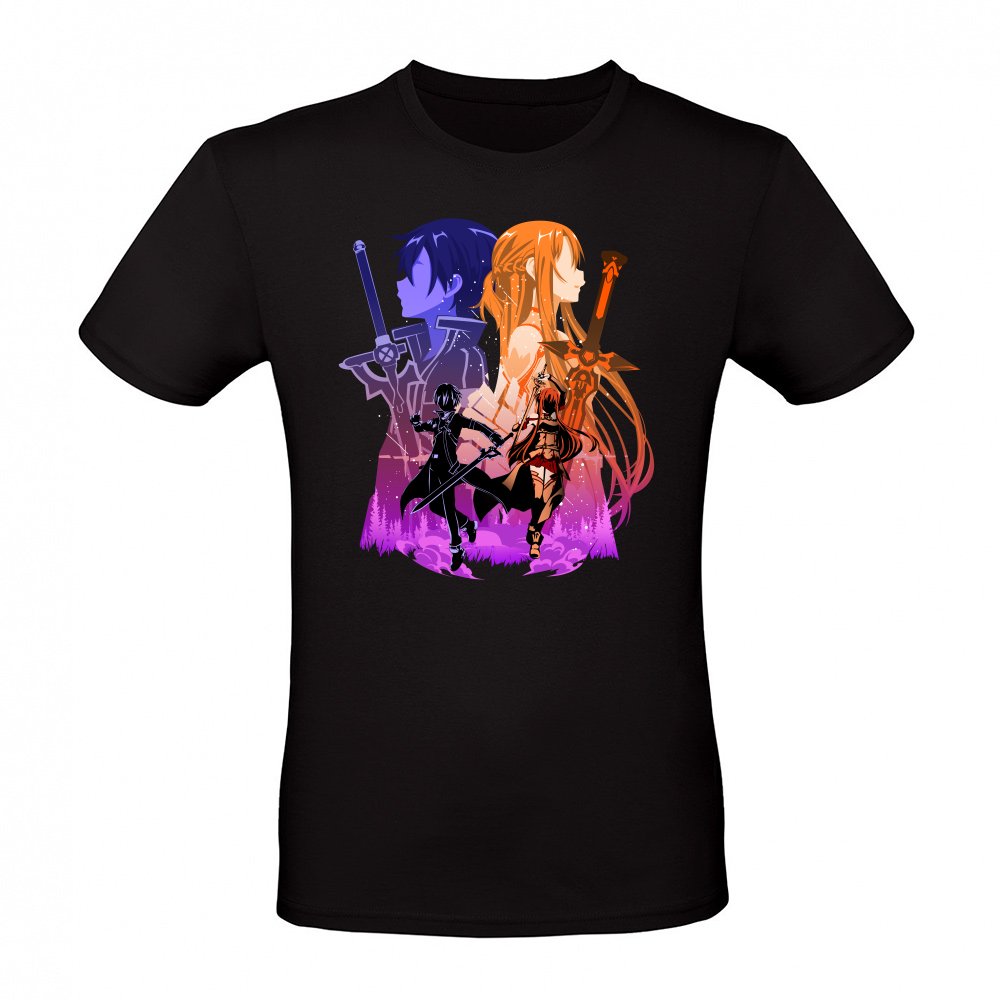 Sword Art Online Kirito Asuna Shadow Minimalist Aesthetic