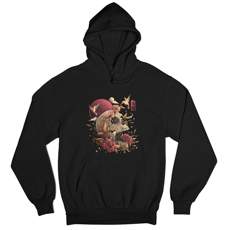 Life and Death Skull Flowers Gift