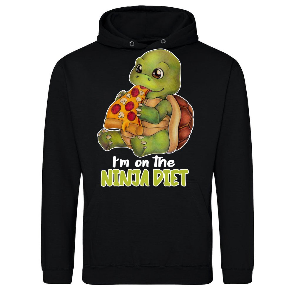 I'm on a Ninja Diet Funny Turtle Pizza Turtle