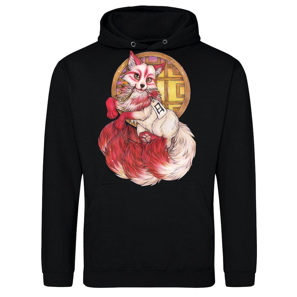 Kitsune Japanese fox spirit with window Japan