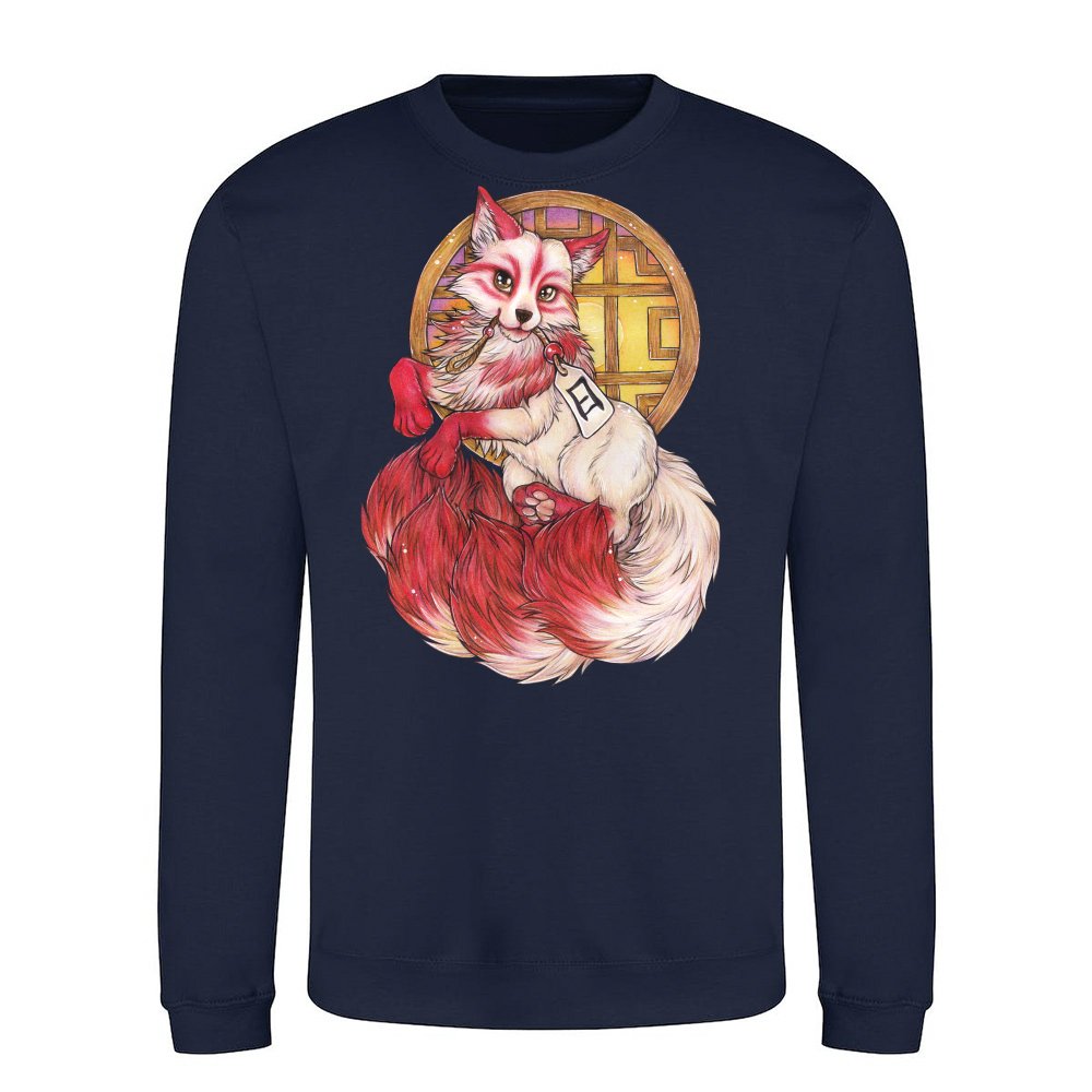 Kitsune Japanese fox spirit with window Japan