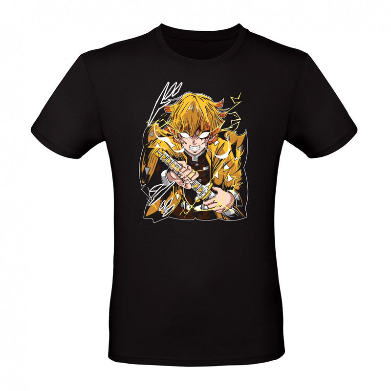 Zenitsu Agatsuma Thunderclap and Flash Demon Slayer Art als T-Shirt