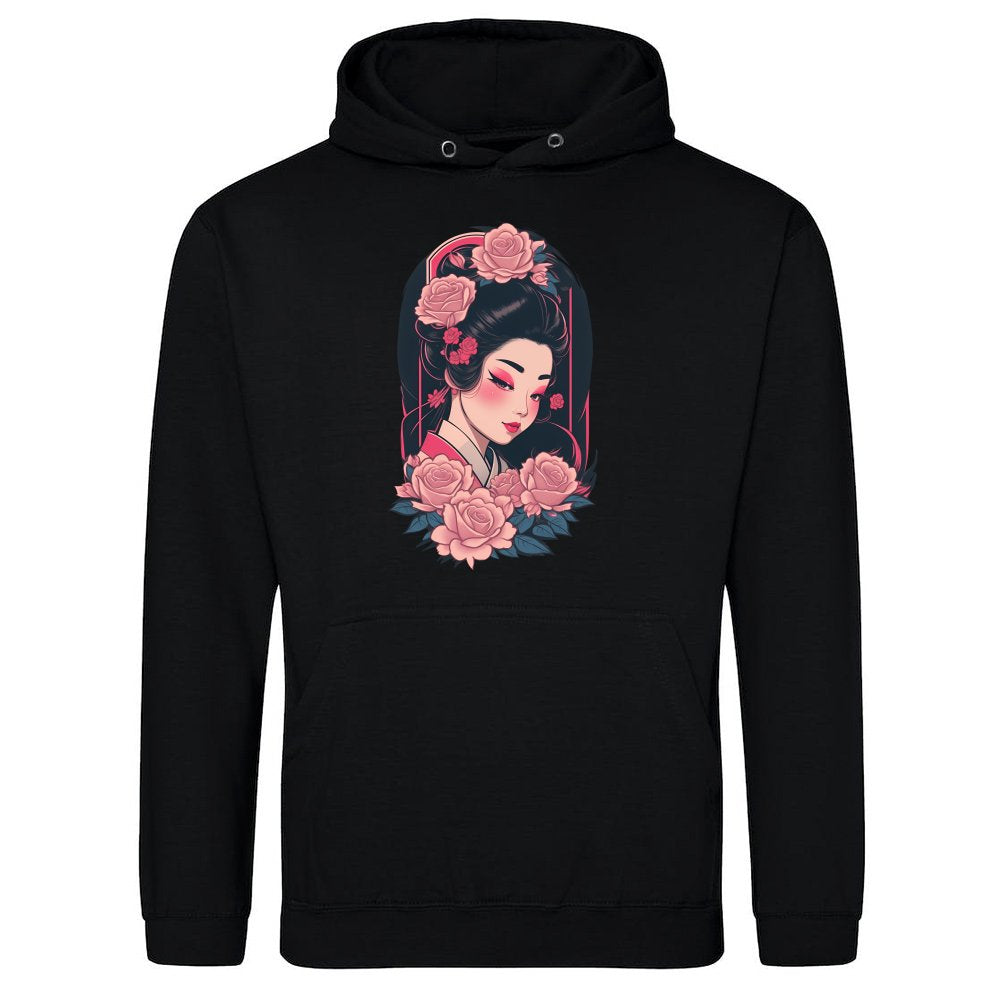 Geisha with Flowers