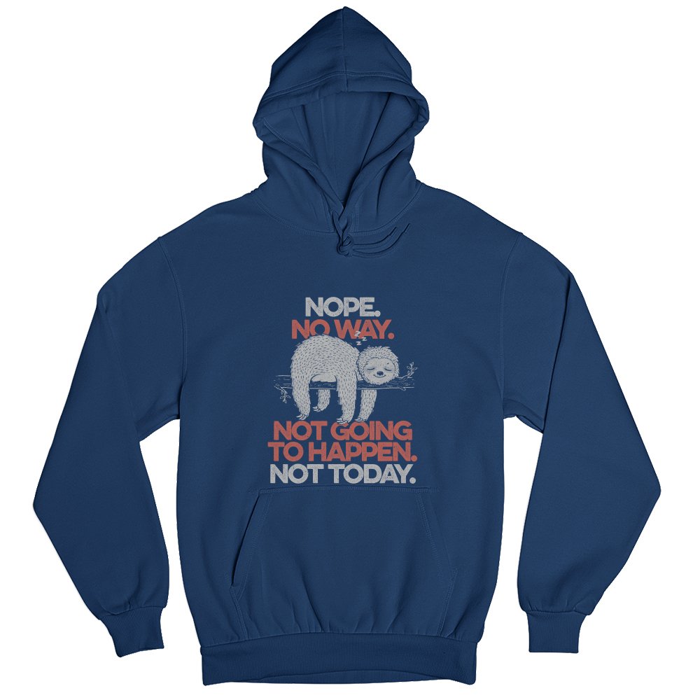 Nope Lazy Sloth Funny Gift