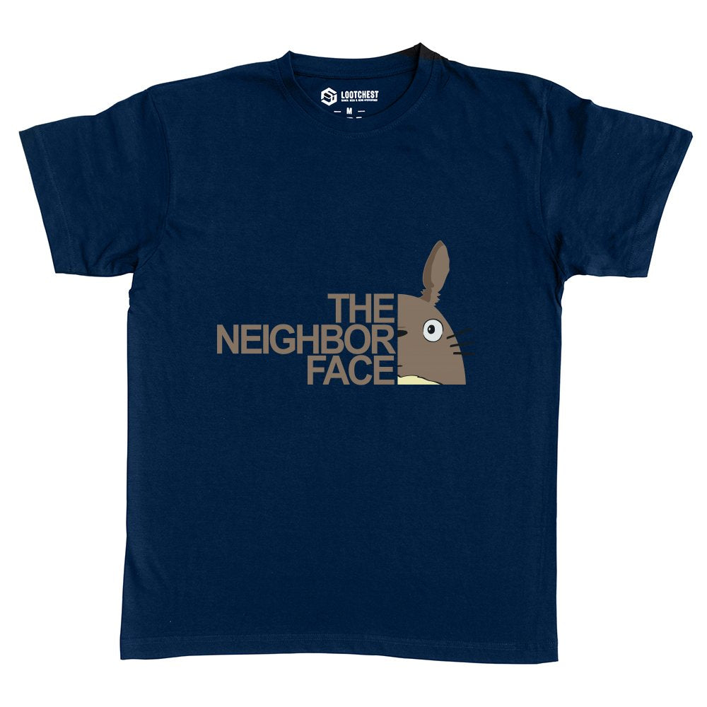 The neighbor's face