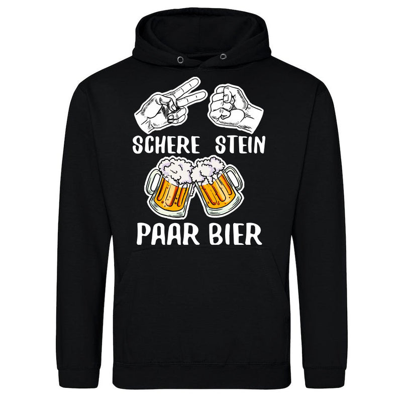 Schere Stein Paar Bier Wotzwitz Trinkspiel als T-Shirt