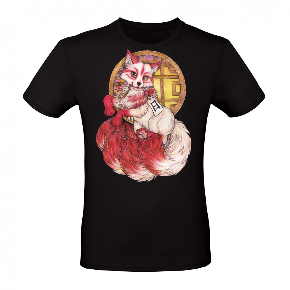 Kitsune Japanese fox spirit with window Japan
