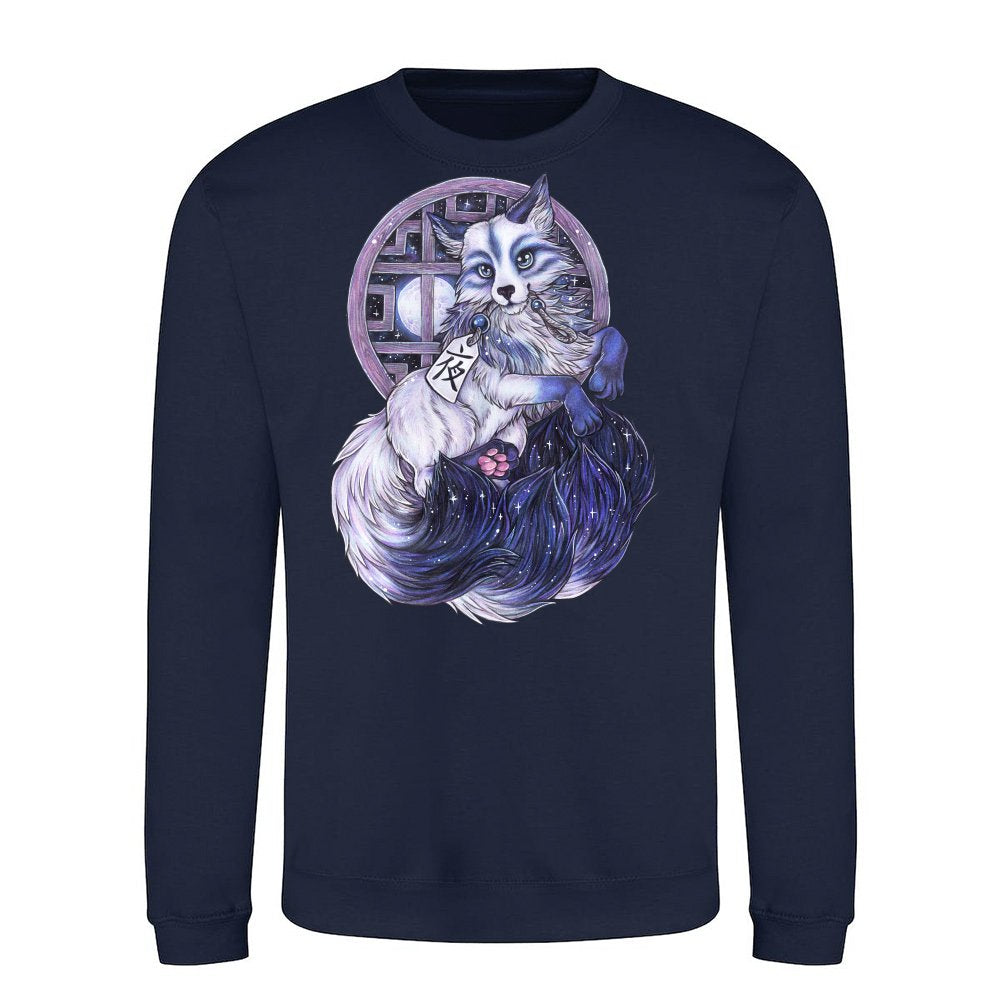 Kitsune Japanese fox spirit night sky Japan