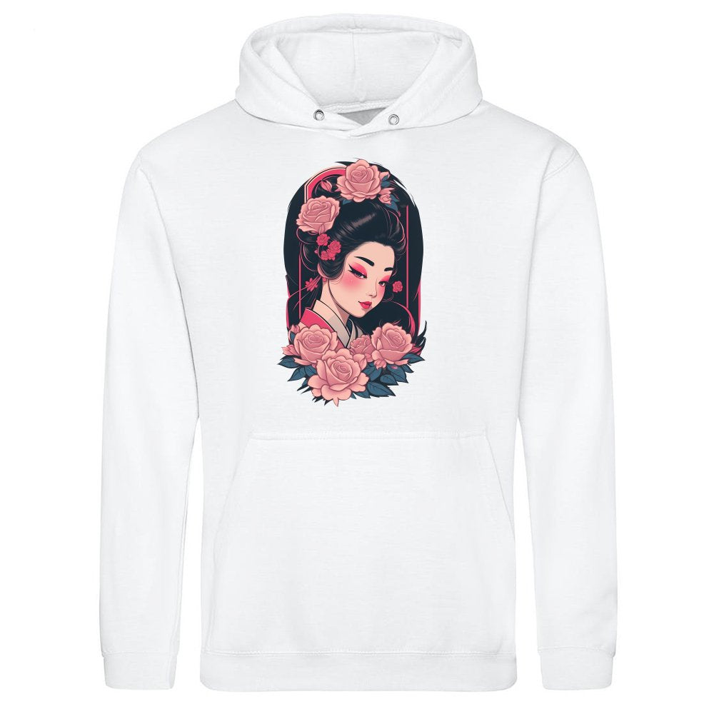 Geisha with Flowers