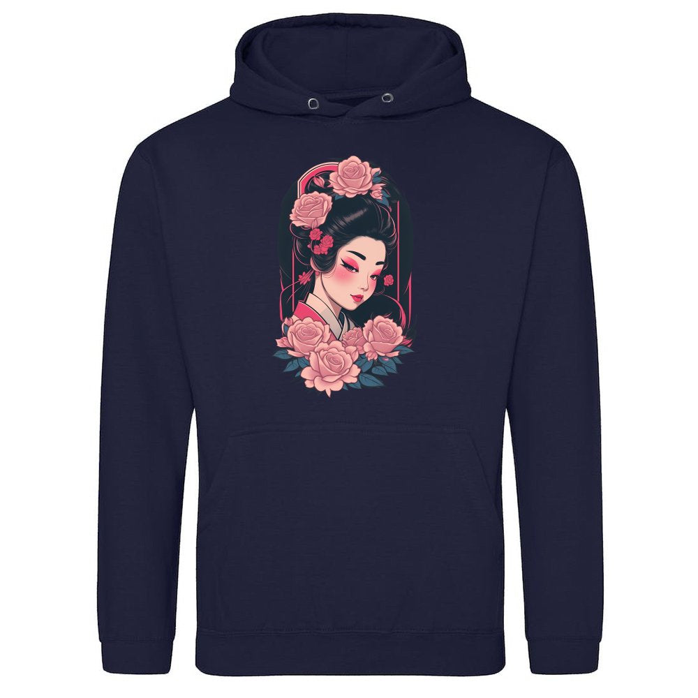 Geisha with Flowers