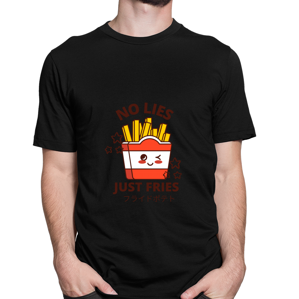 no lies just fries kawaii