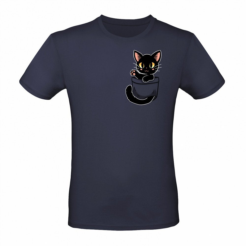 Cute Black Cat Pocket