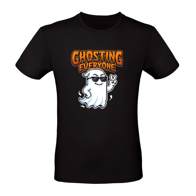Ghosting Everyone Cool Pixel Art Ghost Introvert Tee als T-Shirt