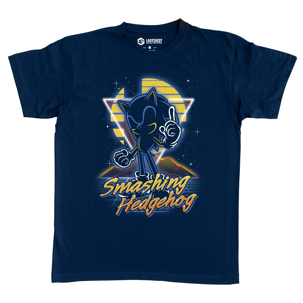 Retro Smashing Hedgehog