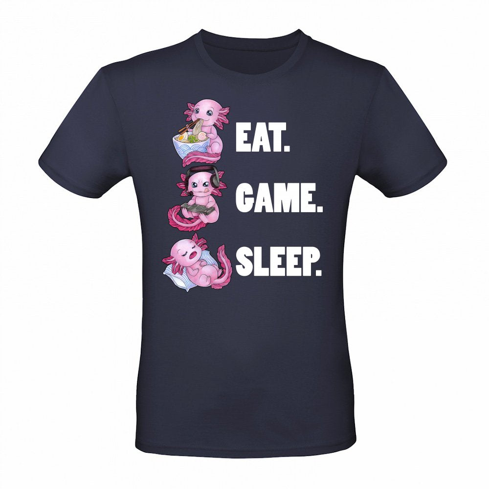 Eat Game Sleep - Cute Axolotl great gift idea