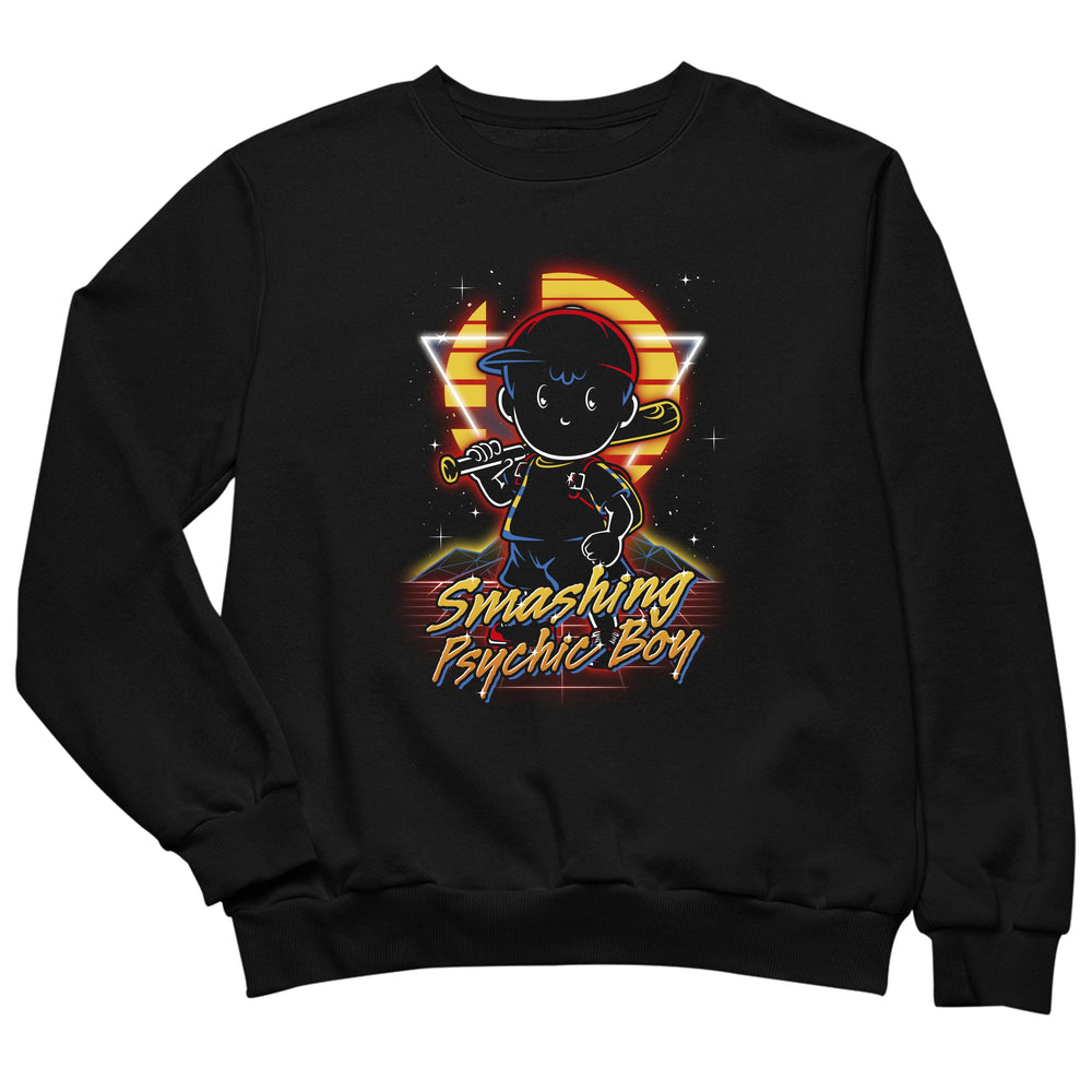 Retro Smashing Psychic Boy