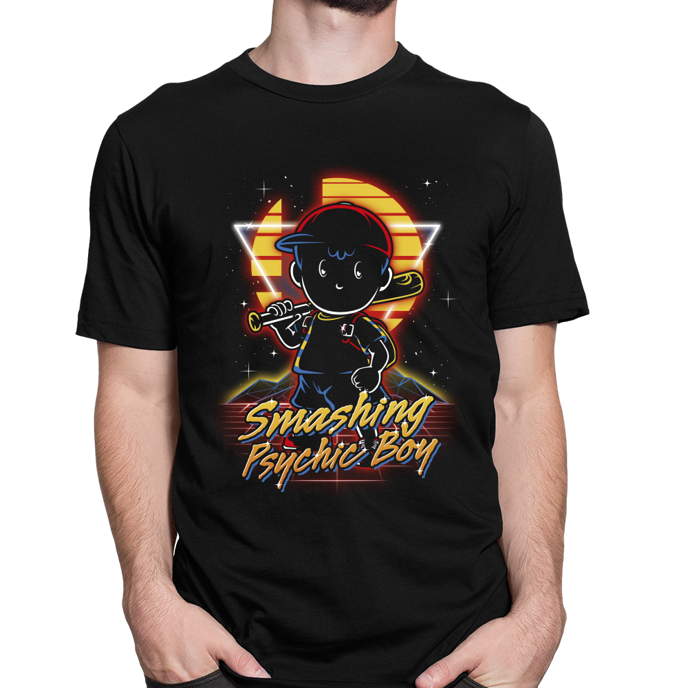 Retro Smashing Psychic Boy