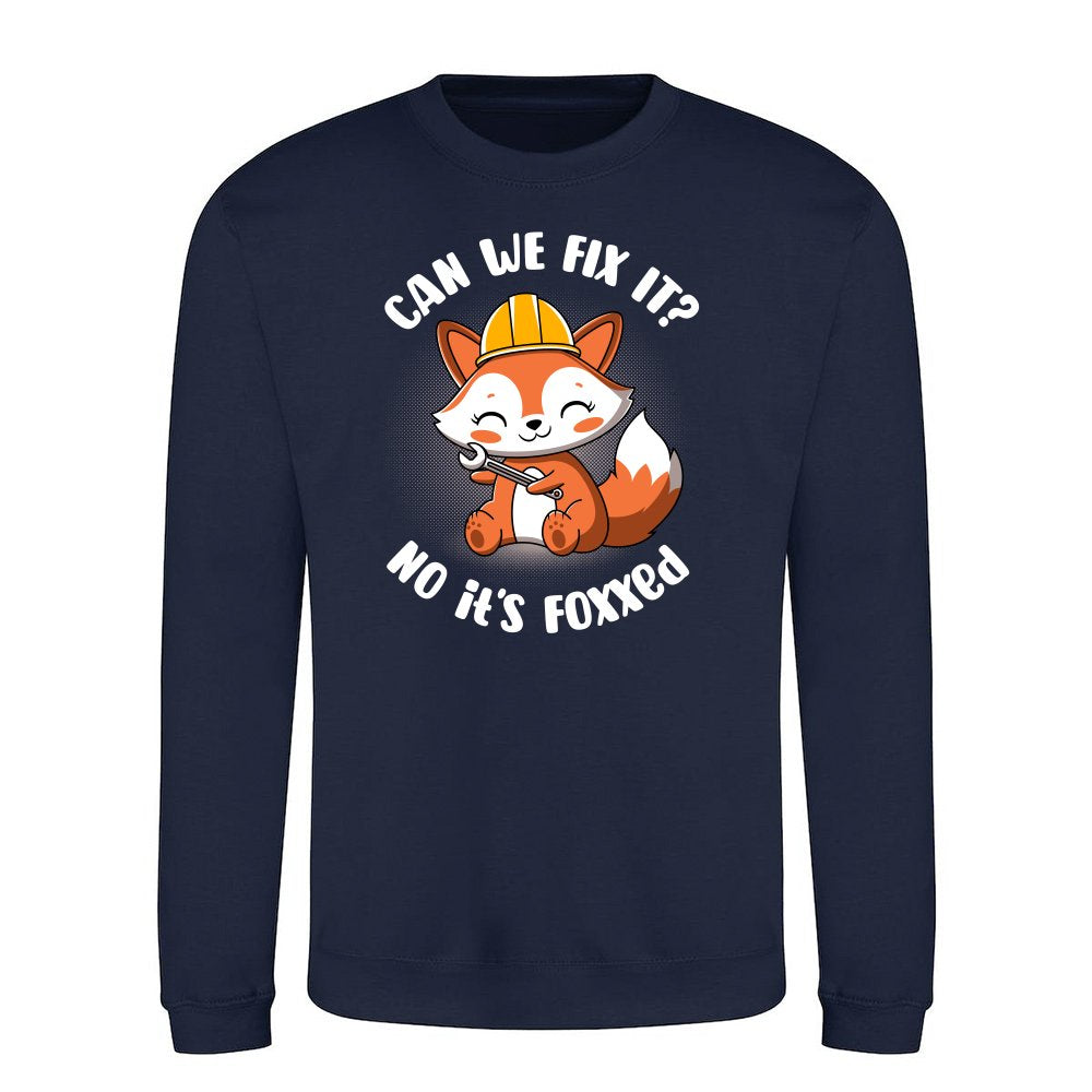 Can we fix it? No, it's foxed.