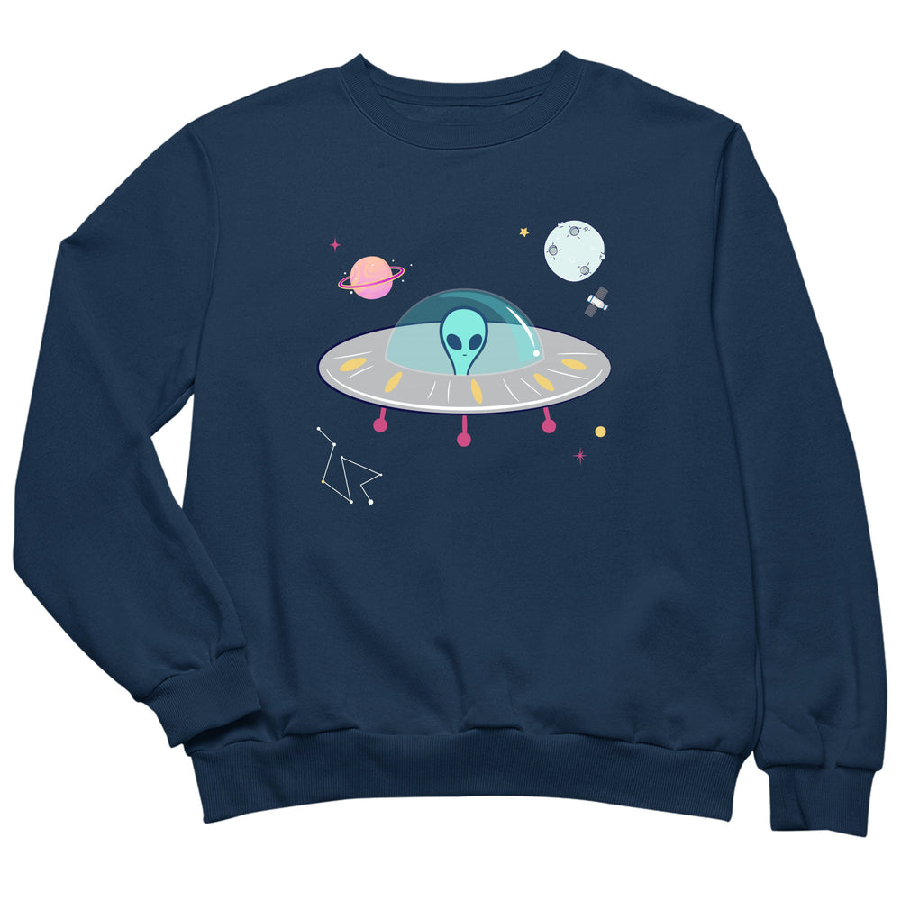 Alien UFO im Weltraum