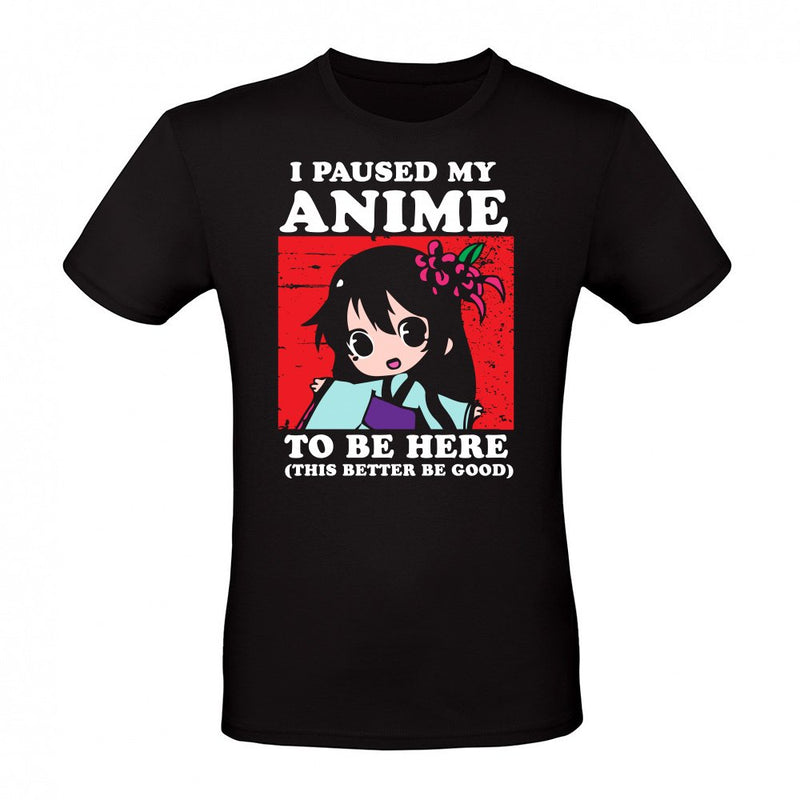 I paused my anime als T-Shirt