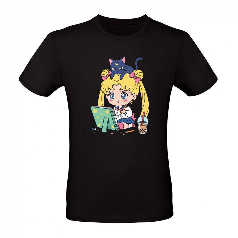 Art Block Sailor Moon als T-Shirt
