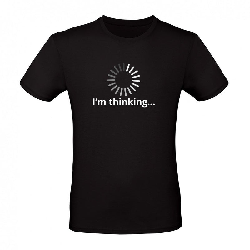 i m Thinking Loading Spinner Funny Tech Humor Art als T-Shirt
