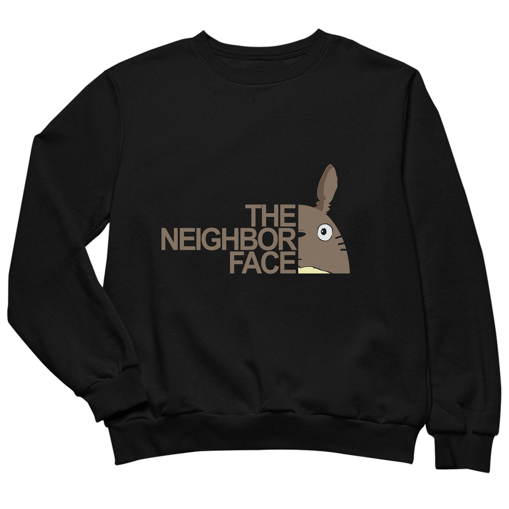 The neighbor's face