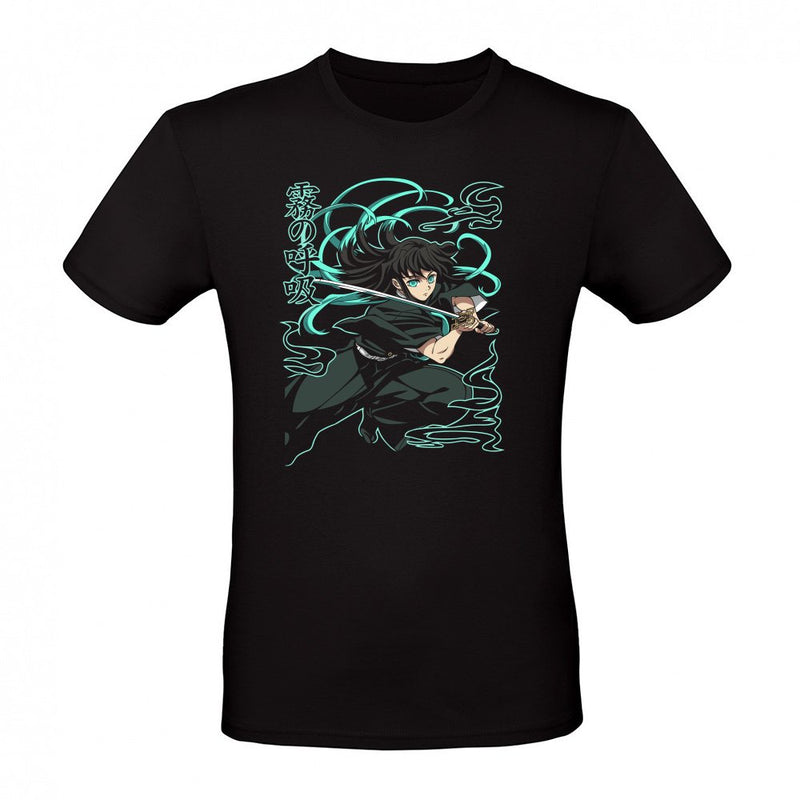 Muichiro Tokito Mist Hashira Slayer Anime Art als T-Shirt