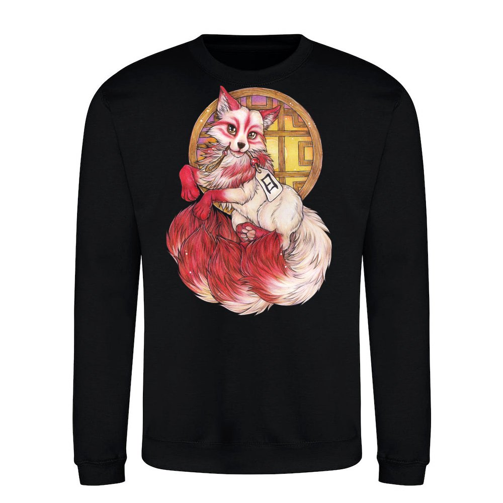 Kitsune Japanese fox spirit with window Japan