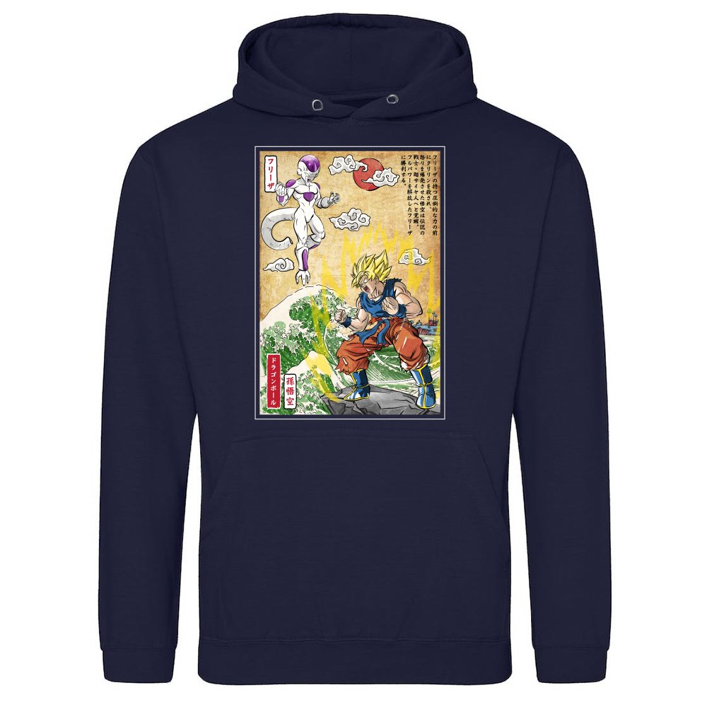 Battle on planet Namek woodblock