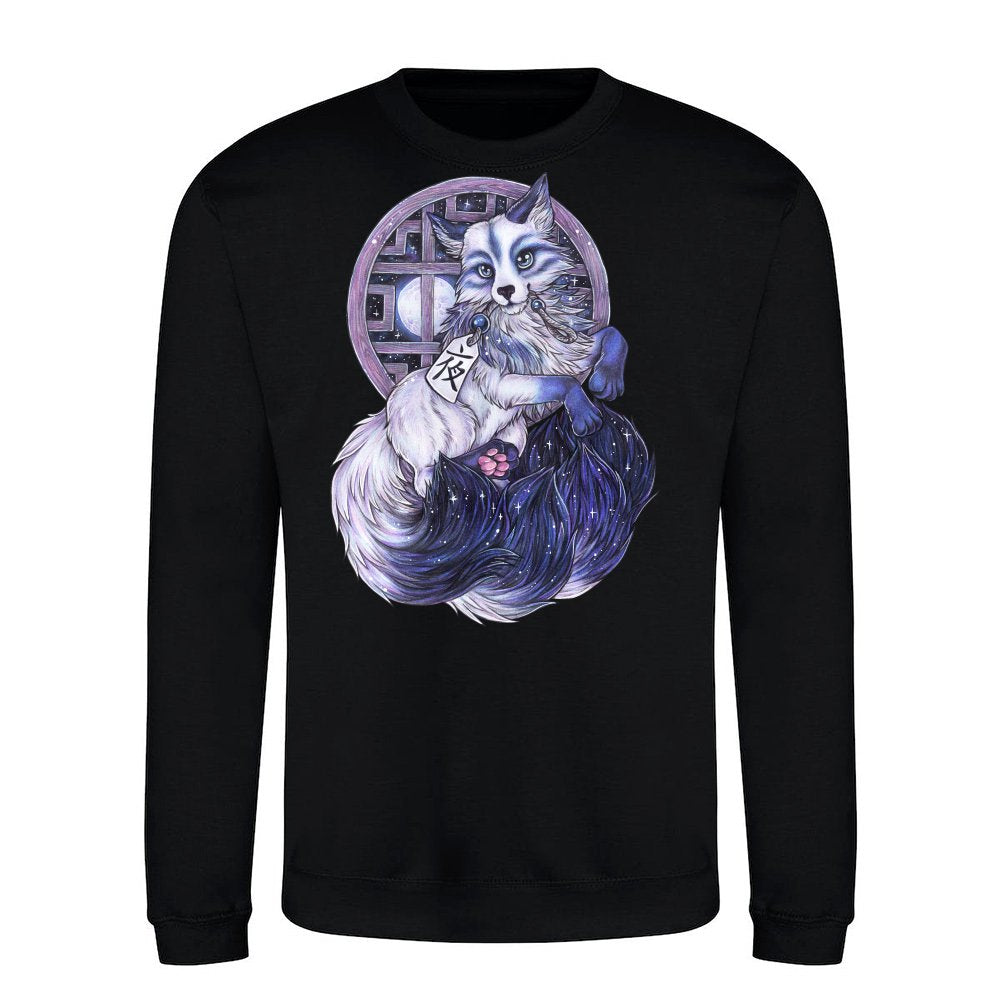 Kitsune Japanese fox spirit night sky Japan