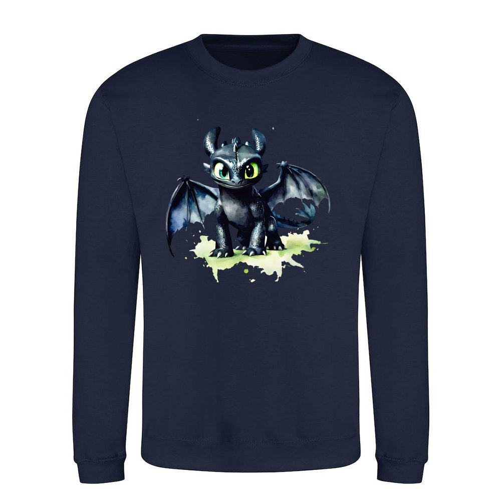 Niedlicher kleiner Drache, Aquarell