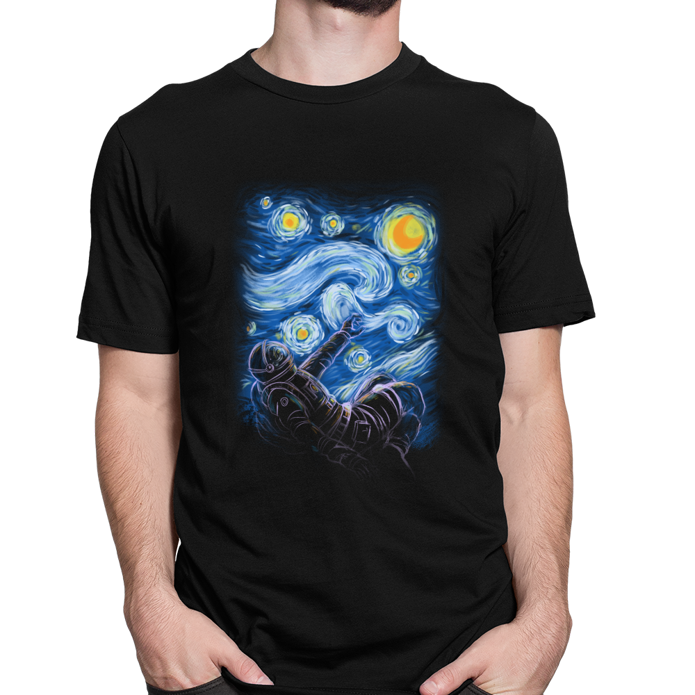 Astronaut in the Starry Night