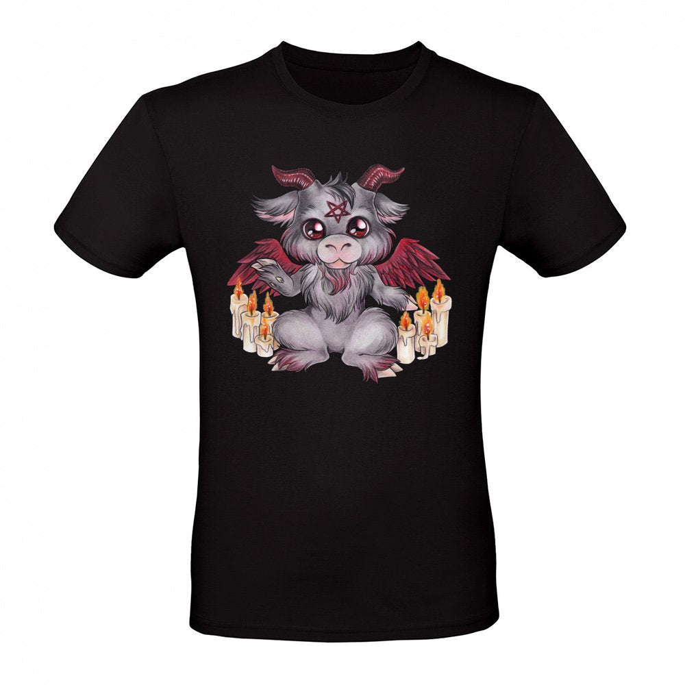 Cute Satan devil roast with candles