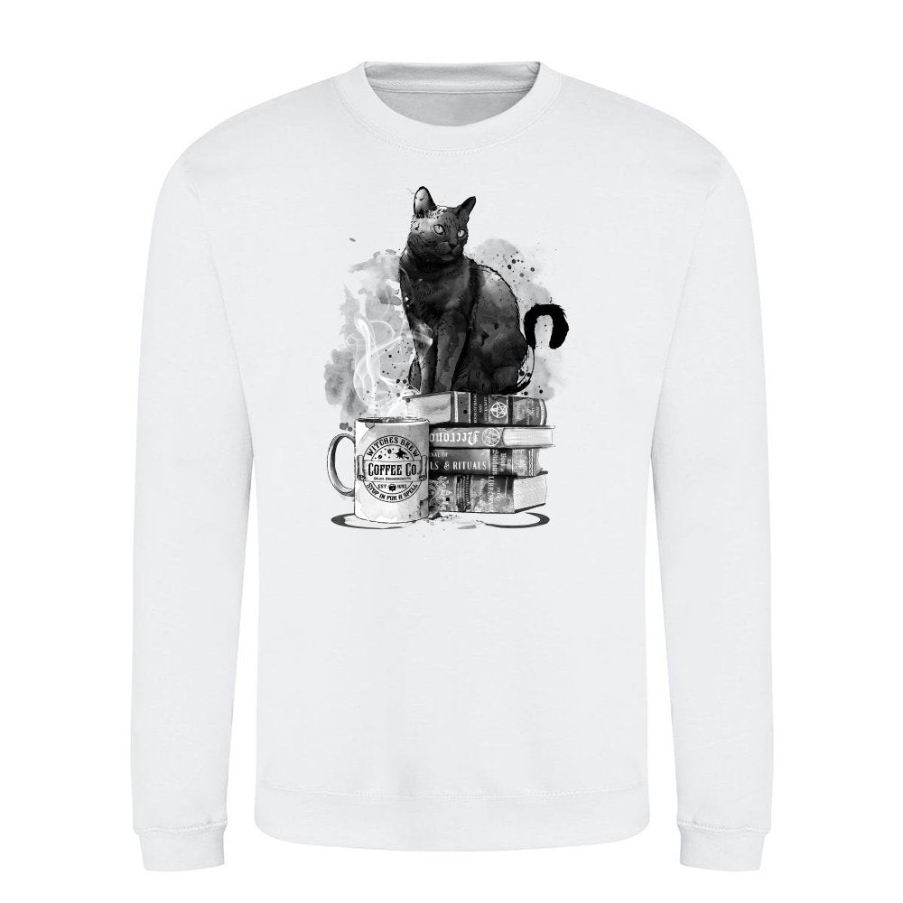 Katzenbücher und Kaffee