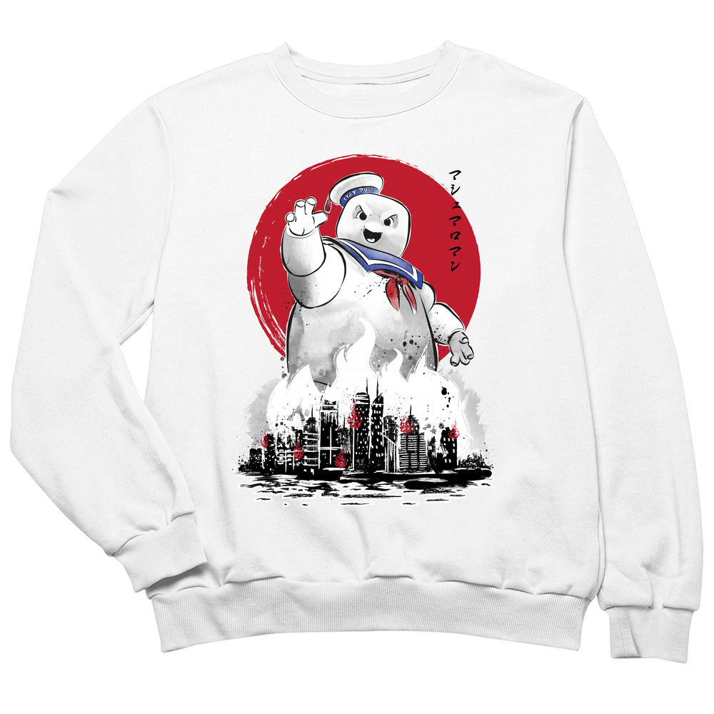 Sumi-e style Marshmallow Man