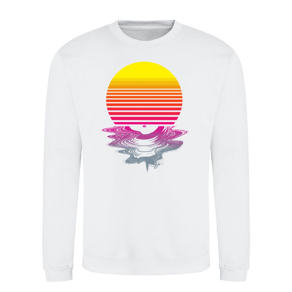 Retro Sun Record Melting