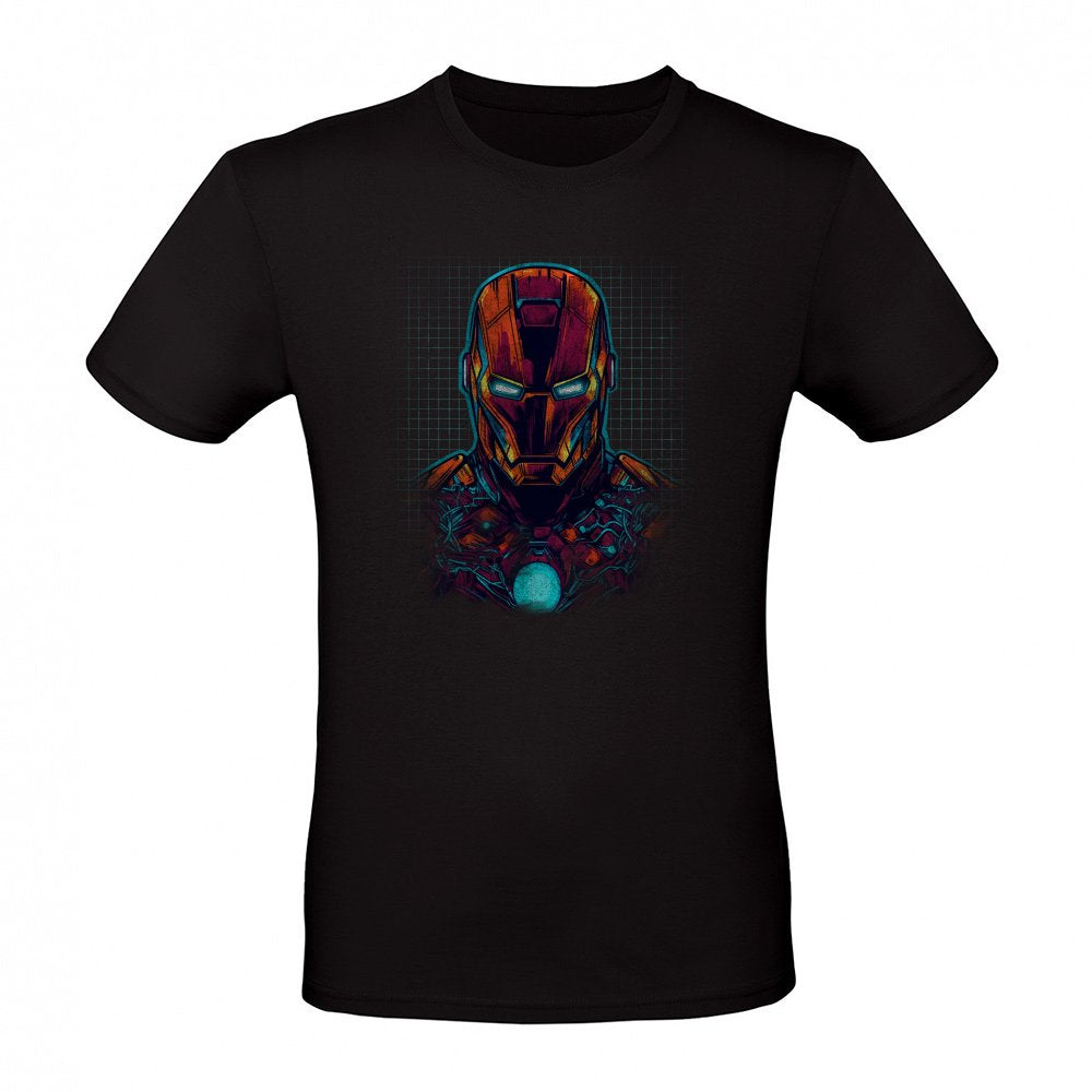 iron man synthwave graphic