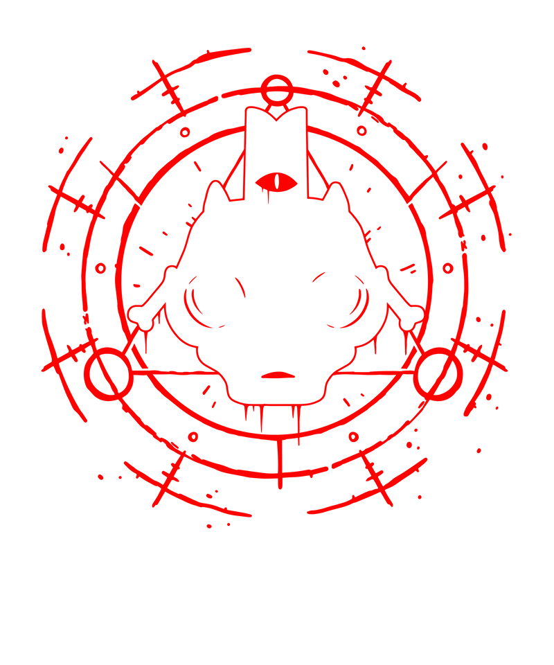Skull of the lamb
